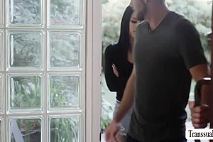 Smalltits Trans Woman Throats And Analed Her New Guy Neighbor With Khloe Kay