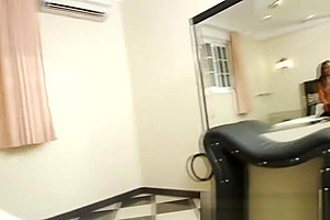 Solo ebony tgirl strokes