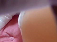Spied on asian rubbing