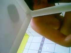 Spying a sexy young Step sister under shower