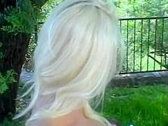 Statuesque Blonde Milf Gobbles And Humps Two Hung Studs