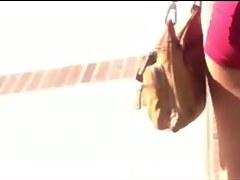Street candid video with bootylicious hottie
