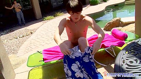 Stroking His Long Slippery Cock - Jordan Long