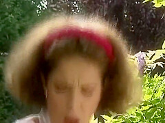 Stunning Looking German Maids Pleasing Their Boss Outdoors
