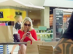 Stunning big ass Milf bangs peeping tom