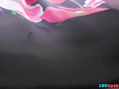Super thrilling view up the petticoat