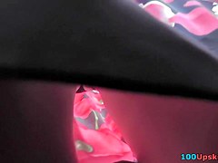 Super thrilling view up the petticoat