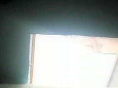 Tattooed girl peeped in the shower