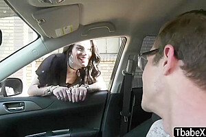 Tgirl Hitchhiker Ariel Bangs Stranger - Ariel Demure
