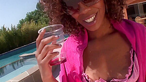 The Curly Black Beauty And The Wild Blowbang