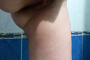 Transboy Freakykodi Masturbates In Bathroom