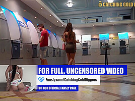 Two Sexy Brazilians Want His Dick After They See His Bank B