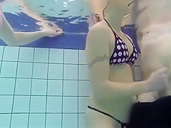 Underwater sex play