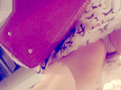 Upskirt Porn With A Butterfly In Light Dress