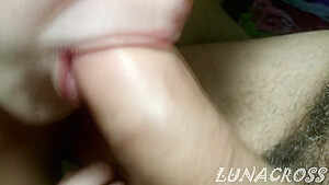 Very Gentle And Sweet Blowjob From My Passionate Bitch Cum Amateur