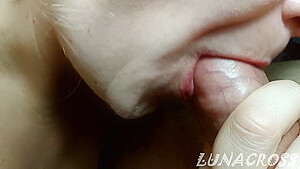 Very Gentle And Sweet Blowjob From My Passionate Bitch Cum Amateur