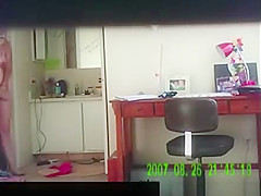 Wife caught on can after shower