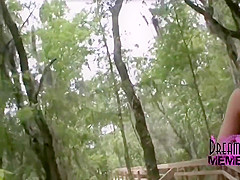 Wild College Girl Masturbates In A Public Park