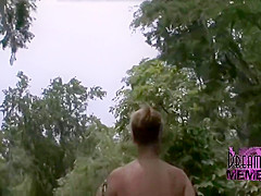 Wild College Girl Masturbates In A Public Park