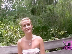 Wild College Girl Masturbates In A Public Park