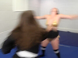 Woman In Karate Gi Vs Jobber In A Bikini