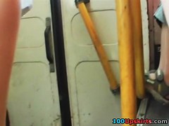 Xxx upskirt I filmed on a bus