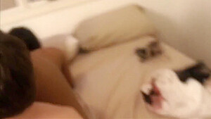 Young Black Babe Gets White Cock To Fuck