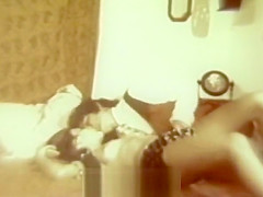 Young Couple Enjoys Hardcore in Bed (1960s Vintage)