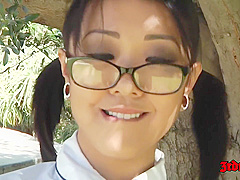 Young Japanese Saya Song In Short Skirt Riding Cock