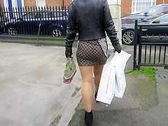 big arse in tight dress and heels