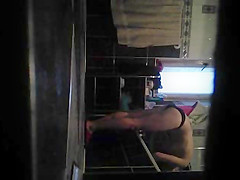 girl in badroom