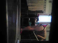 girl in badroom