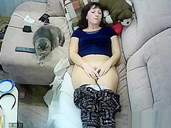 in ceiling fan caught my Step mom masturbation