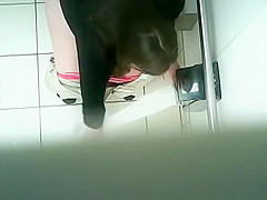 installed in public toilet ceiling