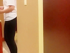 milf from elevator spandex ass 2