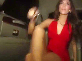 teen 18+ Step mom Farrah in car