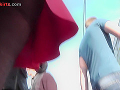 upskirt action will not leave you indifferent
