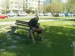 wild peeing in public